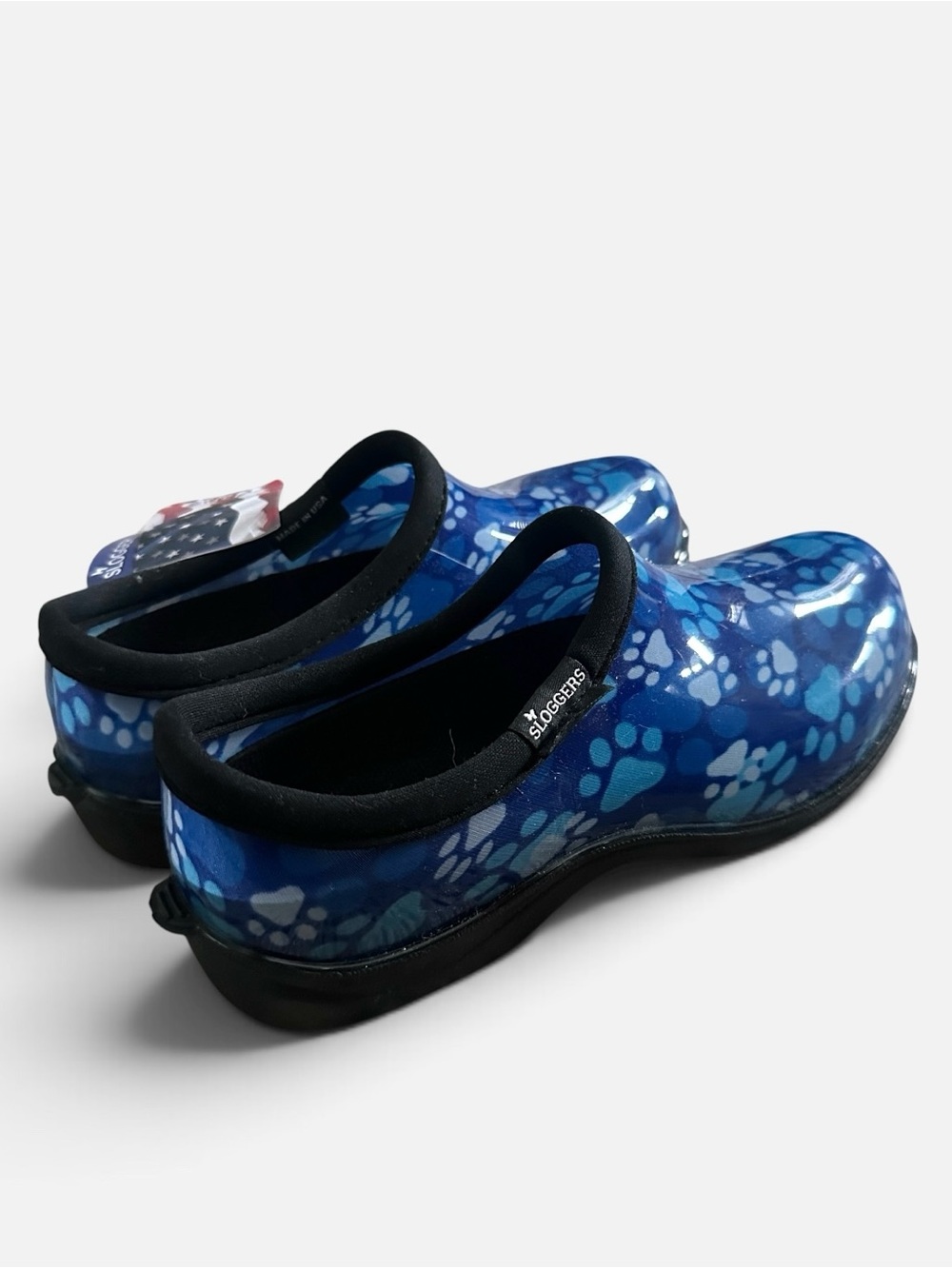 NWT Sloggers Dog Paw Garden Clogs Slip on Shoes Womens Size 6 Made in USA - Picture 4 of 6